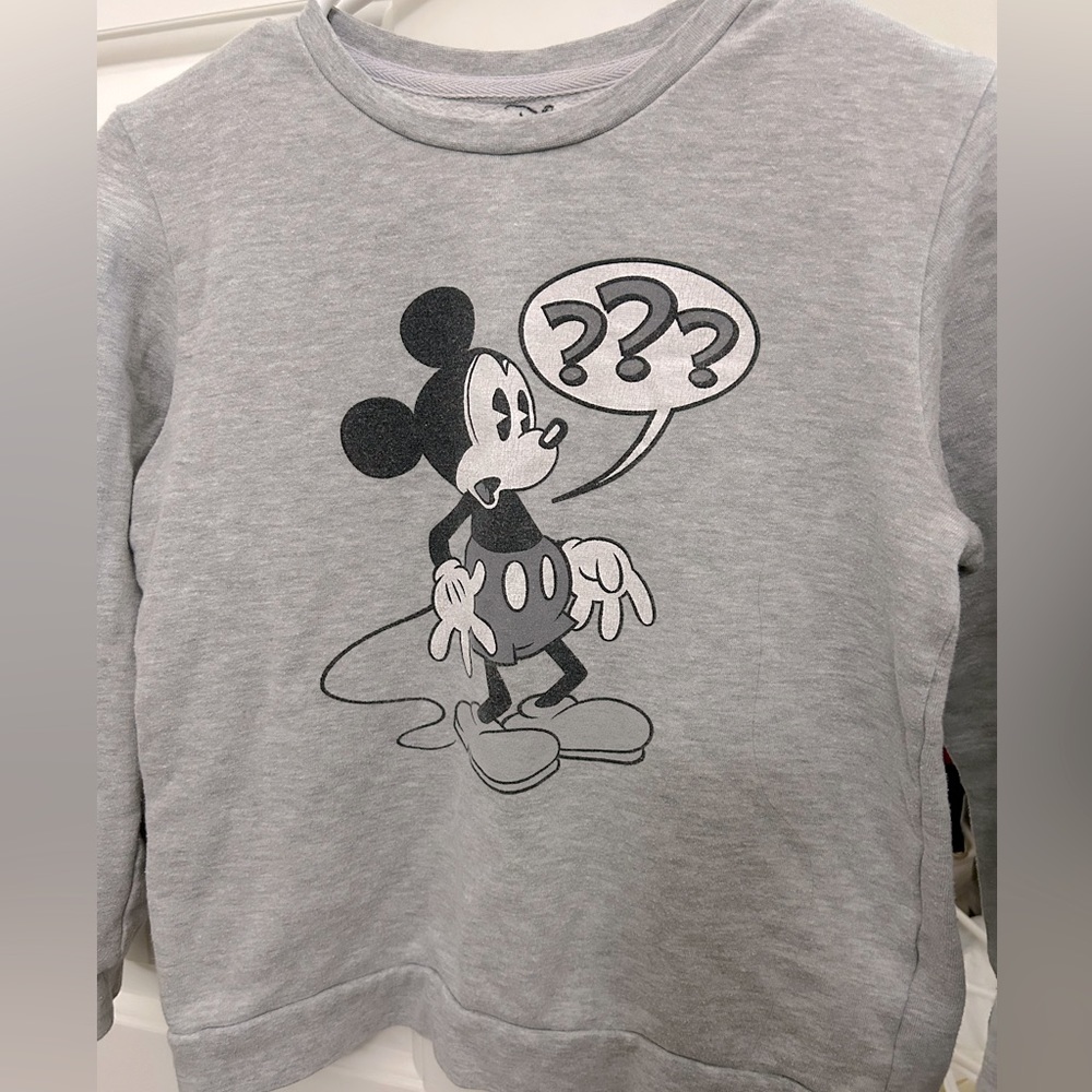 Mickey mouse grey sweater